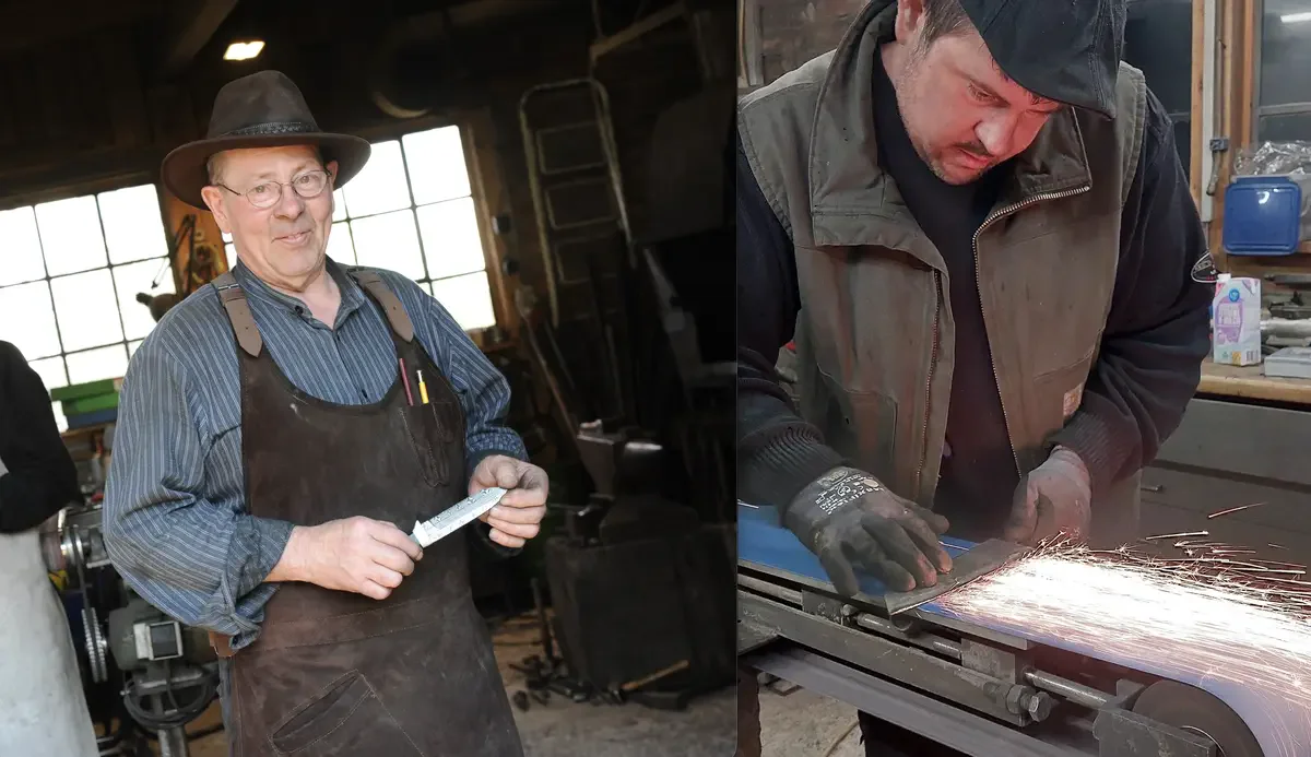 Die traditionelle Messerschmiede